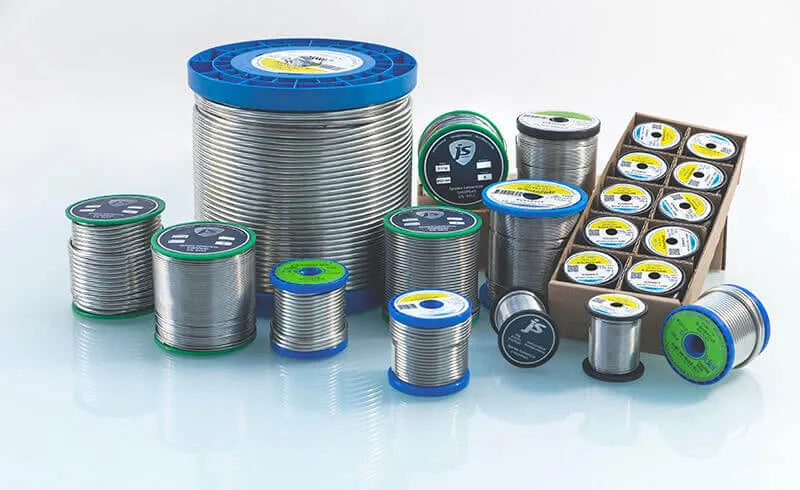 Druty i pręty bezołowiowe, na bazie cyny